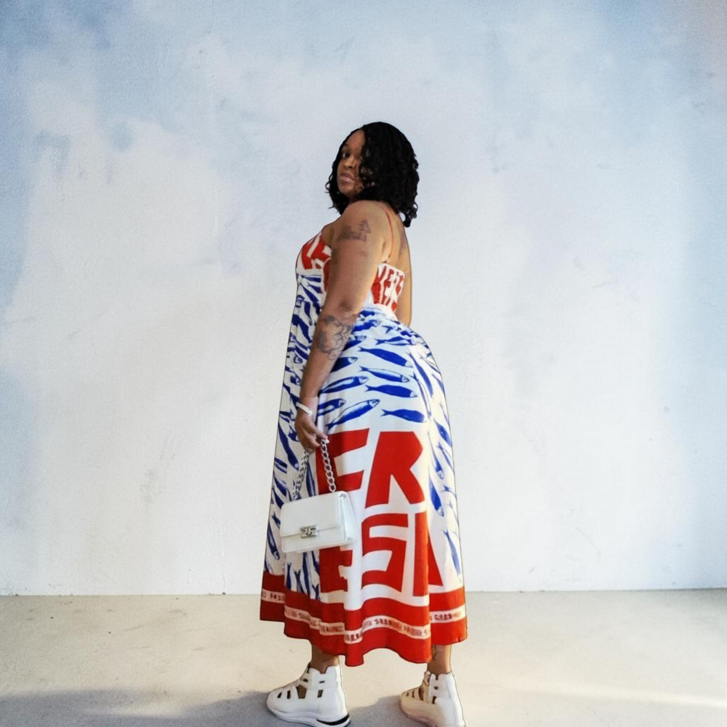 Stay Fresh Spaghetti Strap Midi Dress