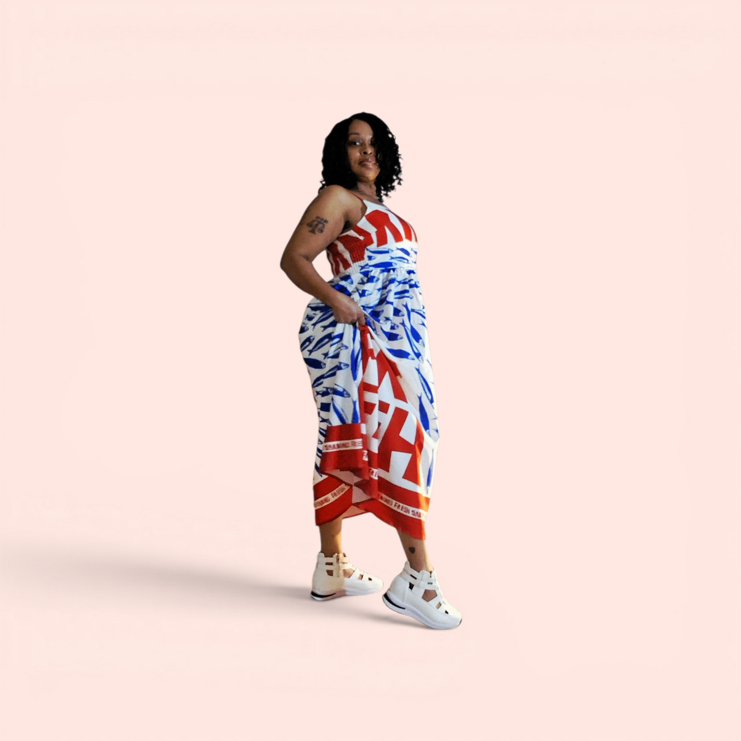 Stay Fresh Spaghetti Strap Midi Dress